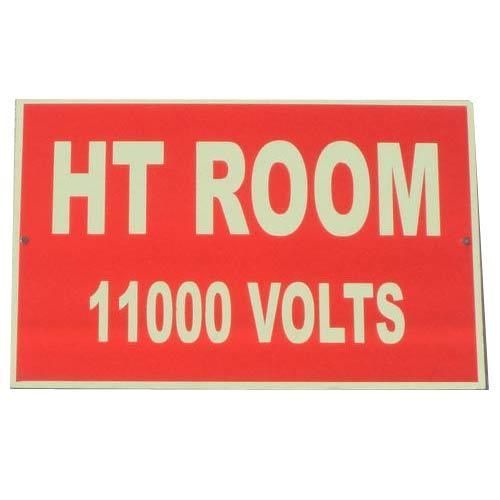 Usha Armour Tower-C ,HT Meter Room Signage, Size: 12 x 10 Inch